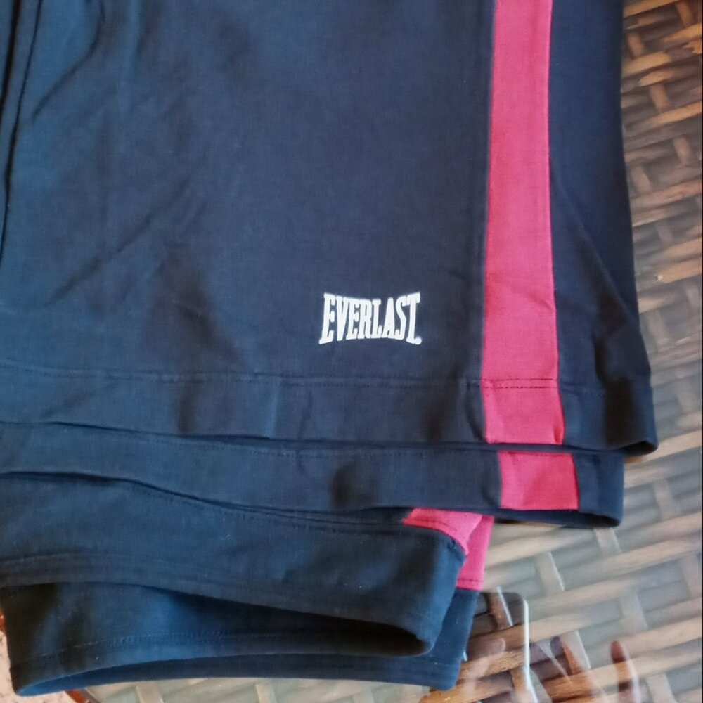 Vintage Everlast Black w/Red Stripe Stretchy Waist Women's Athletic Pants Jr XL - Picture 3 of 13
